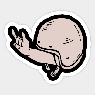 Snail Motorcycle Sticker